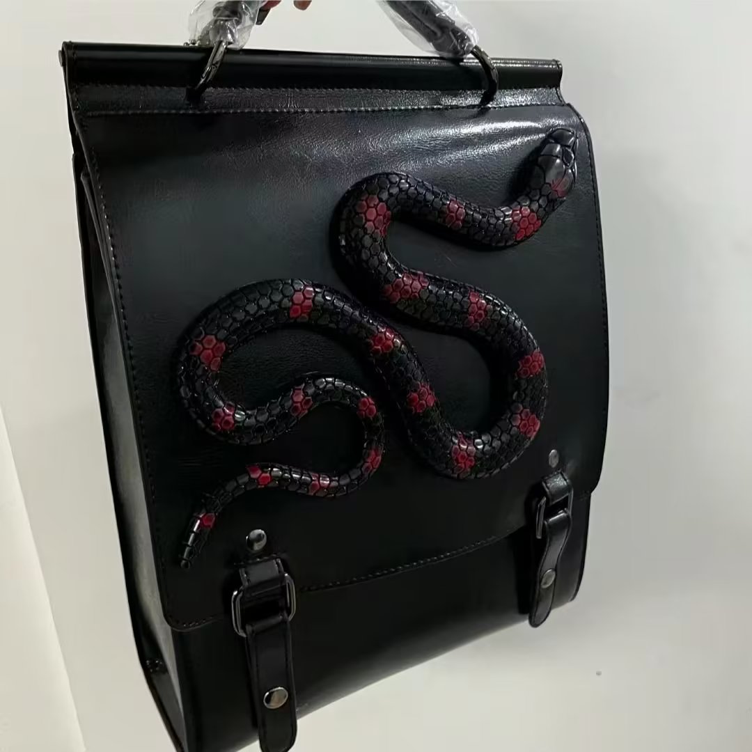 Streetwear Brand Backpack - Zaini per computer tridimensionali in pelle