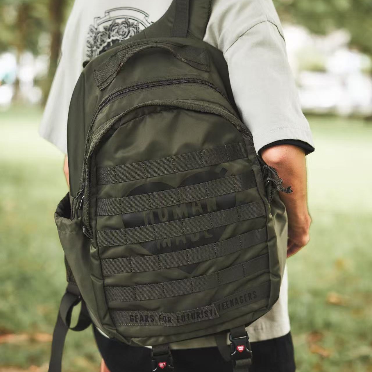 Zaino militare HUMAN MADE, zai - Streetwear Brand Backpack recensione e prezzo